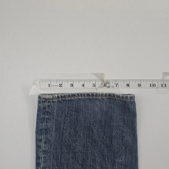 Levi's 501 Jeans Mens W36 L30 Blue Denim Regular Fit Button Fly - Picture 9 of 12